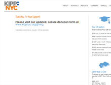 Tablet Screenshot of donate.kippnyc.org